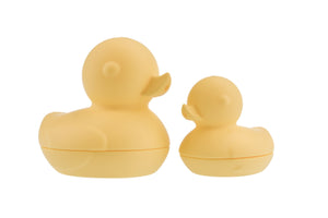 Silicone Bath Ducks - 2pc Set