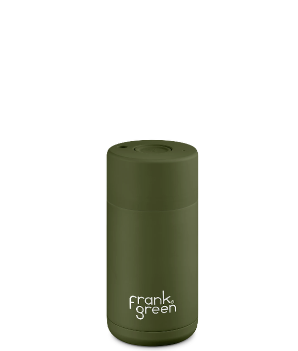 Frank Green - Ceramic Reusable Cup 12oz Khaki