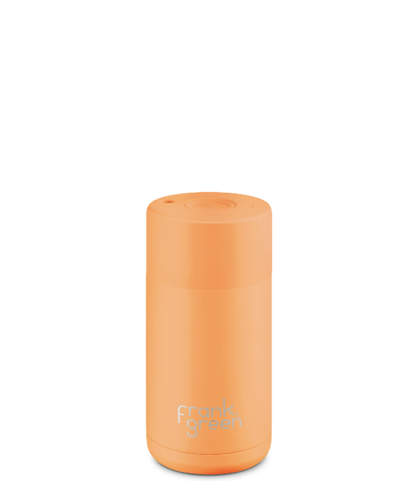 Frank Green - Ceramic Reusable Cup 12oz Neon Orange