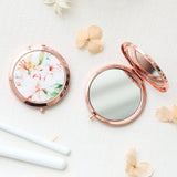 Compact Mirror - Floral
