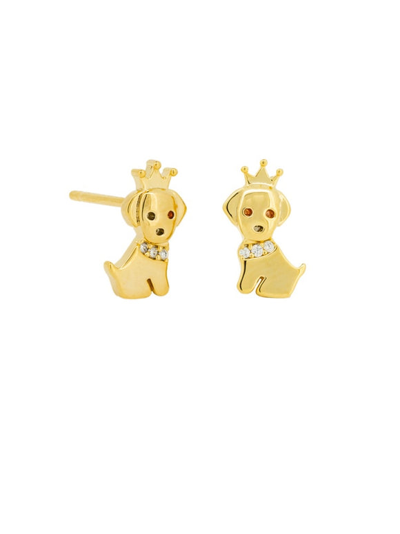 Earring - Gold Winnie Studs