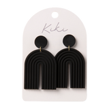 KiKi Earrings - Black Arch