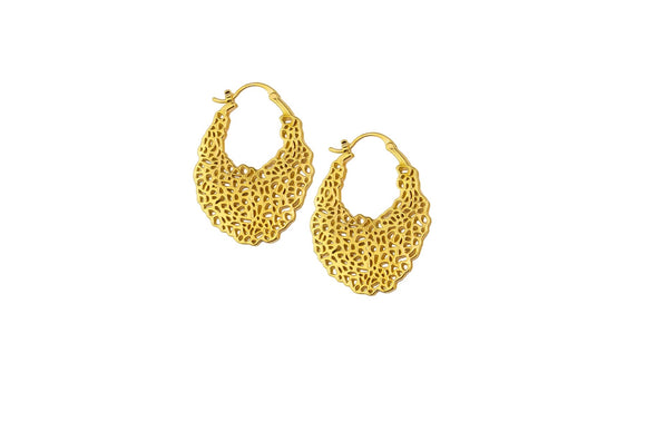 Earrings - Florentina Hoops Gold
