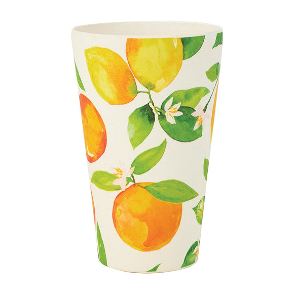 Bamboo Cup 400ml - Amalfi Citrus