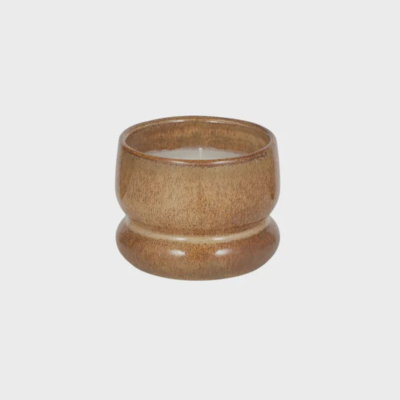 Ceramic Candle Romini - Brown