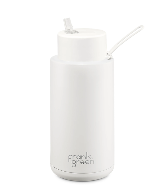 Frank Green - Ceramic Reusable Bottle Straw Lid 34oz Cloud