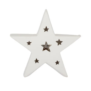 Star LED Ceramic Light - White