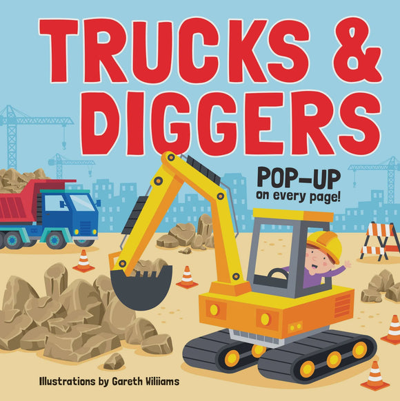 Pop-Up Book - Trucks & Diggers