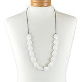 Teardrop Necklace - White