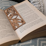 Australian Timber Bookmark: Blue Wren