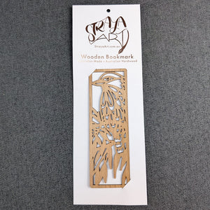 Australian Timber Bookmark: Kookaburra