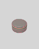 Louenhide Sisco Stripe Jewellery Box - Green/Bubblegum Pink