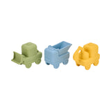 Silicone Squeezy Bath 3pc Toys - Trucks