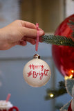 Christmas Bauble - Merry & Bright