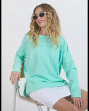 Foxwood Jayne Throw on Top - Neon Mint