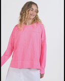 Foxwood Jayne Throw on Top - Neon Rose