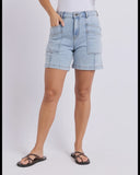 Foxwood Balmy Short - Pale Blue Wash