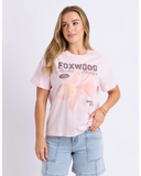 Foxwood Hibiscus Tee - Ballerina Pink