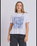 Foxwood Studio Rose Tee - White