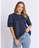 Foxwood Juna Top - Navy