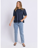 Foxwood Juna Top - Navy