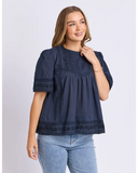 Foxwood Juna Top - Navy