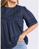 Foxwood Juna Top - Navy