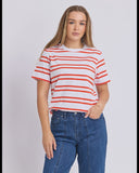 Foxwood Pure Stripe Tee - White