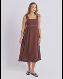 Foxwood Sage Dress - Chocolate