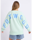 Foxwood Interval Crew - Mint/ Bluebell