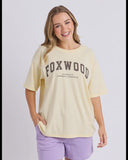 Foxwood Interval Tee - Buttercream/ Choc