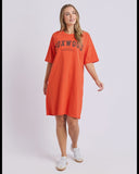 Foxwood Interval Tee Dress - Grenadine