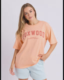 Foxwood Interval Tee - Neon Peach