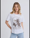 Foxwood Studio Palm Tee - White