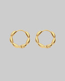 Milla Heart Lova Huggie Earrings - Gold
