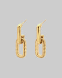 Milla Heart Rixa Drop Earrings - Gold