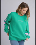 Foxwood Origin Crew - Green w/ Pink