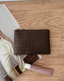 Louenhide Kuta Purse Woven - Chocolate