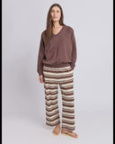 Foxwood Solace Vee Crew - Chocolate