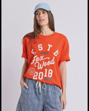 Foxwood Crossover Tee - Grenadine