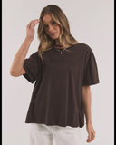 Foxwood Simplified Tee - Chocolate
