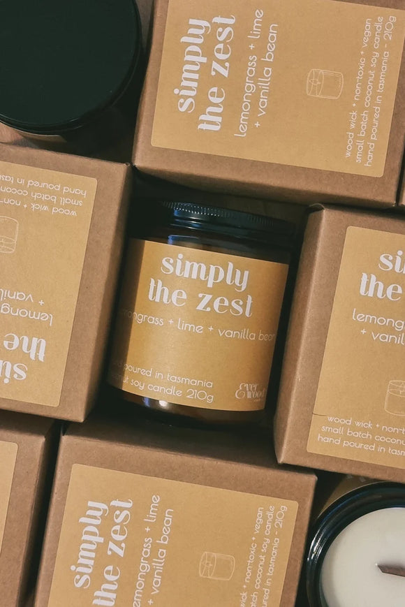 Everwood Candle - Simply The Zest