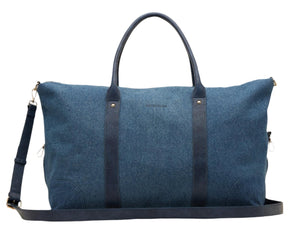 Louenhide Alexis Canvas Weekender Travel Bag - Denim