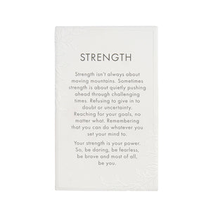 Quote Plaque - Precious Strength