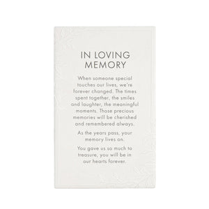 Quote Plaque - Precious In Loving Memory