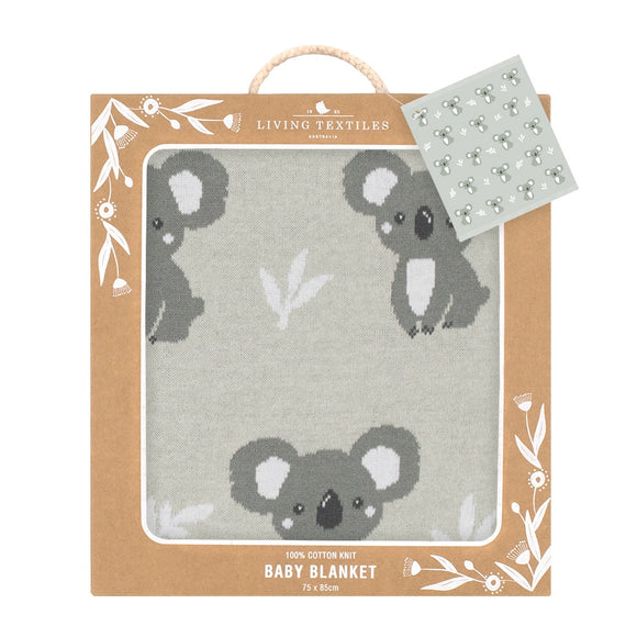 Baby Blanket Australiana - Koala Grey