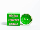 Hidden Message Candle - Greenhouse