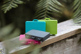 Getting Lost  Suitcase - Turquoise Rivers