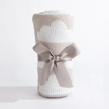 Chenille Blanket - Grey Clouds