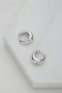 Zafino - Cleo Hoop- Small - Silver
